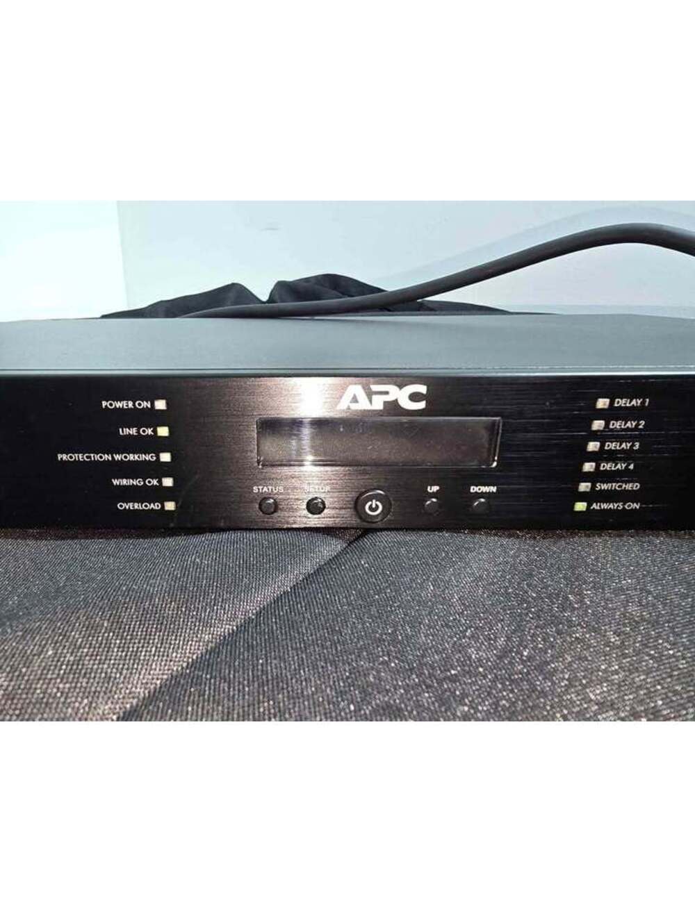 APC G5BLK AV 15 Amp G Type Rack Power Filter Black 120V 8 Outlets